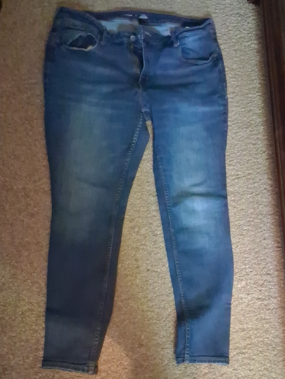 Old Navy Women's Dark Blue Skinny Jeans